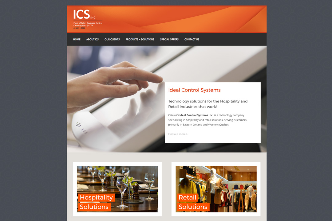 Ottawa Web Design – Point of Sale for Restaurants Site