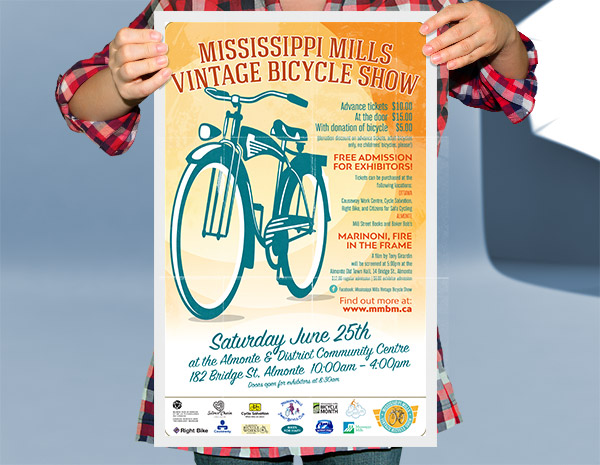Ottawa Graphic Design Bicycle Show Poster