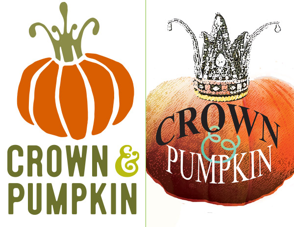 Almonte Graphic Design - Crown & Pumpkin Logo