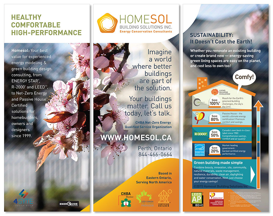 Ottawa Graphic Design Homesol Trade Show Booth