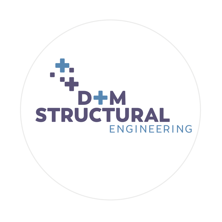 Logo design featuring the business name topped by a sequence of plus signs