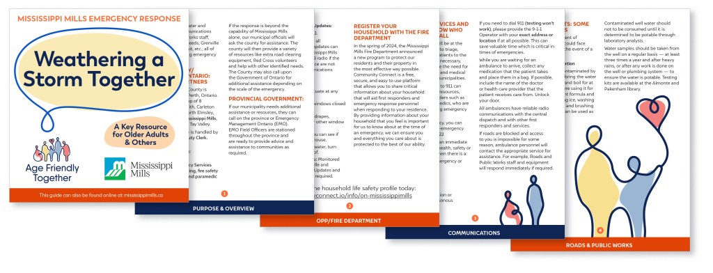 Image showing pages of emergency response pamphlet