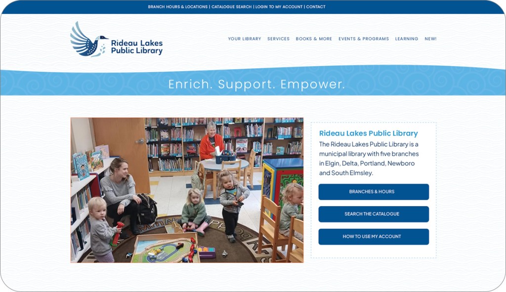 Screen shot of web page